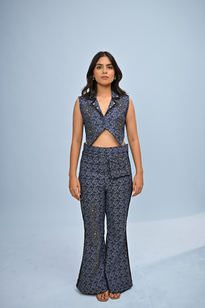 Camouflage Waist Coat & Pant Set