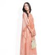 Salmon Tissue Kaftaan & Satin Pants