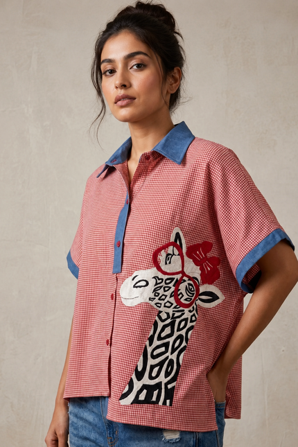Block Party Giraffe Shirt