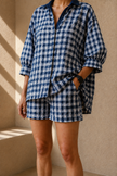 Weekend Gingham Shirt Set