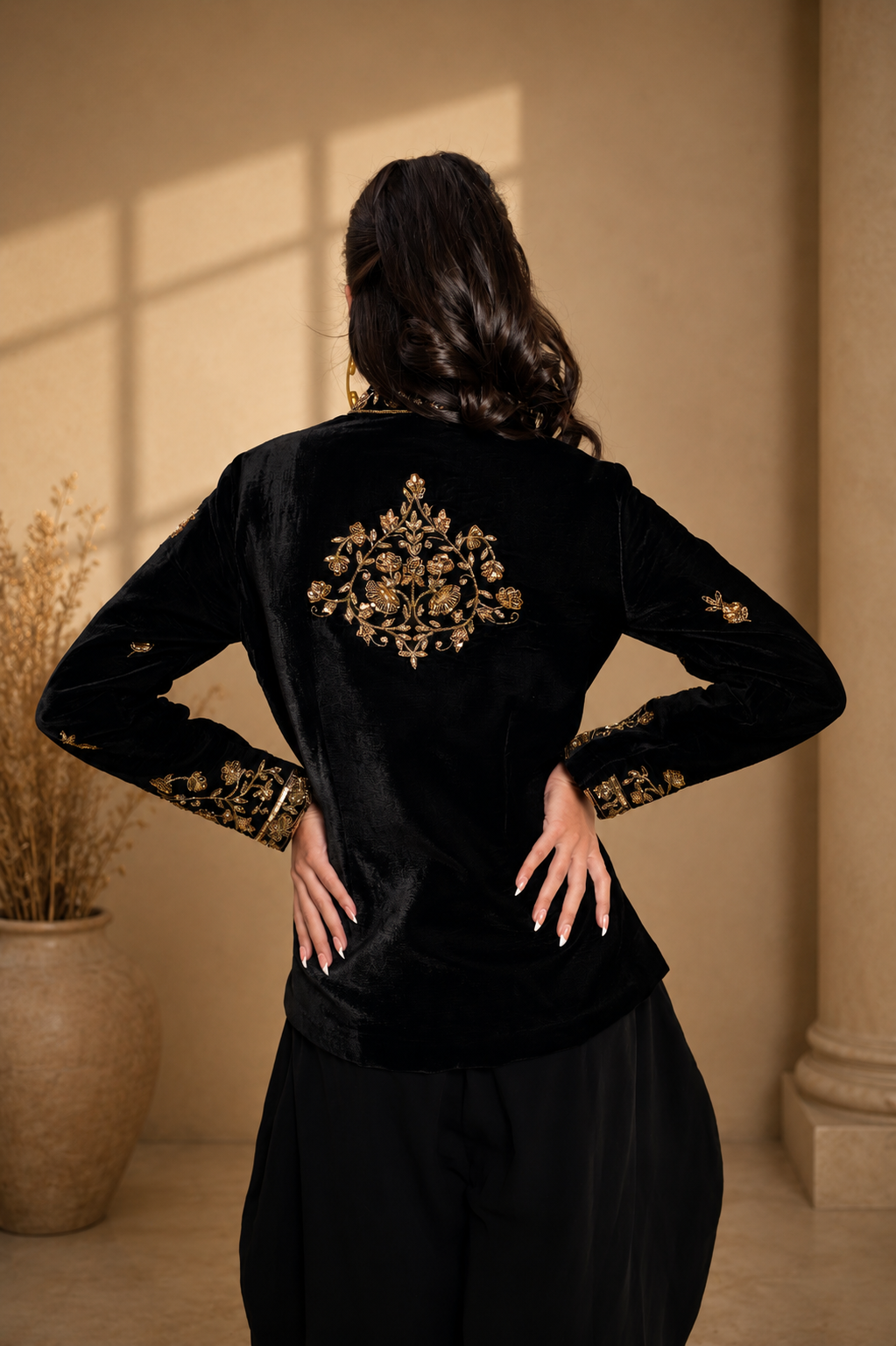 The Zareen Jacket Set