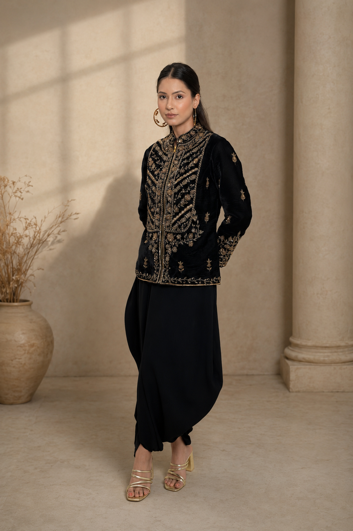 The Zareen Jacket Set