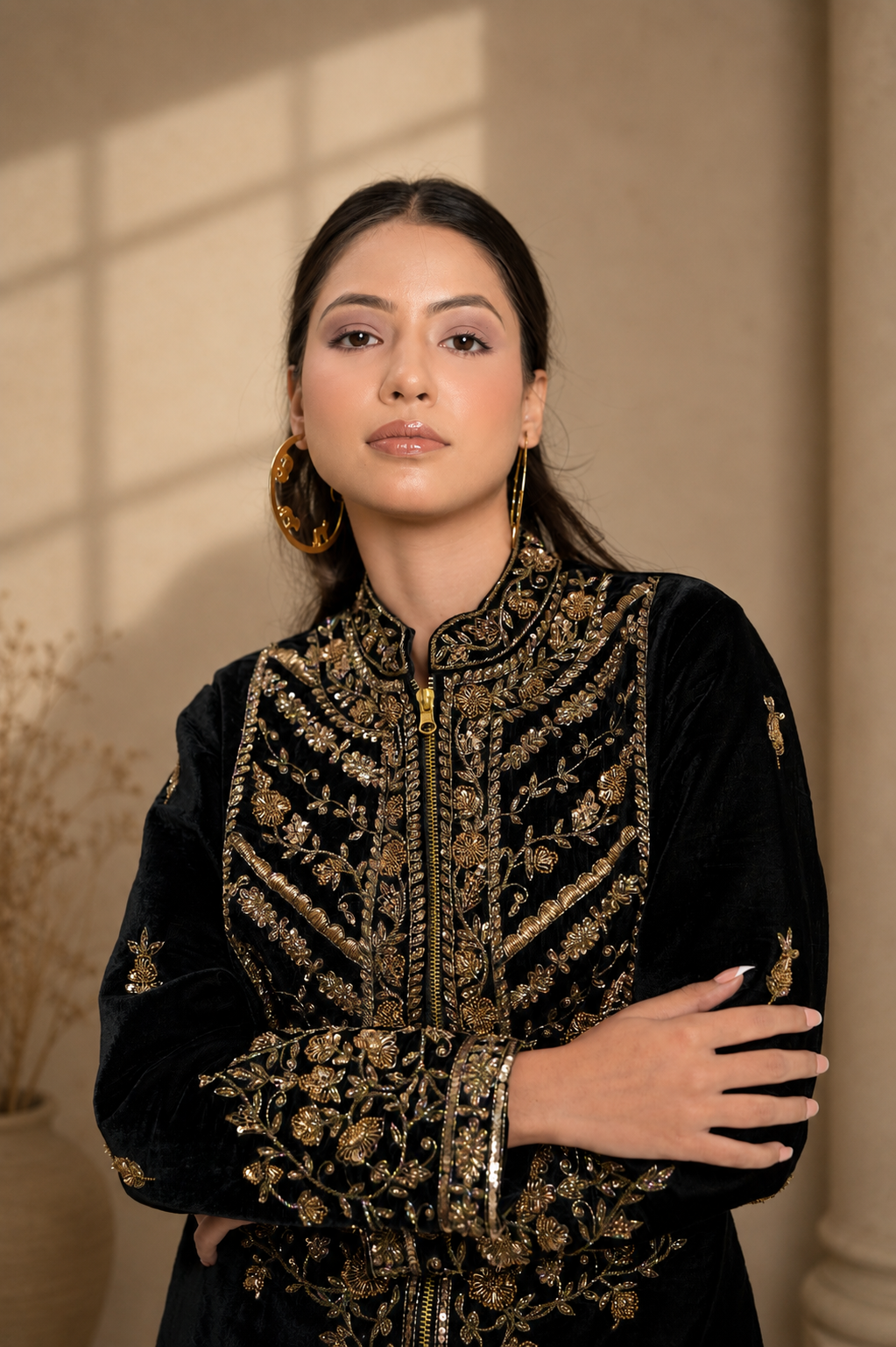 The Zareen Jacket Set