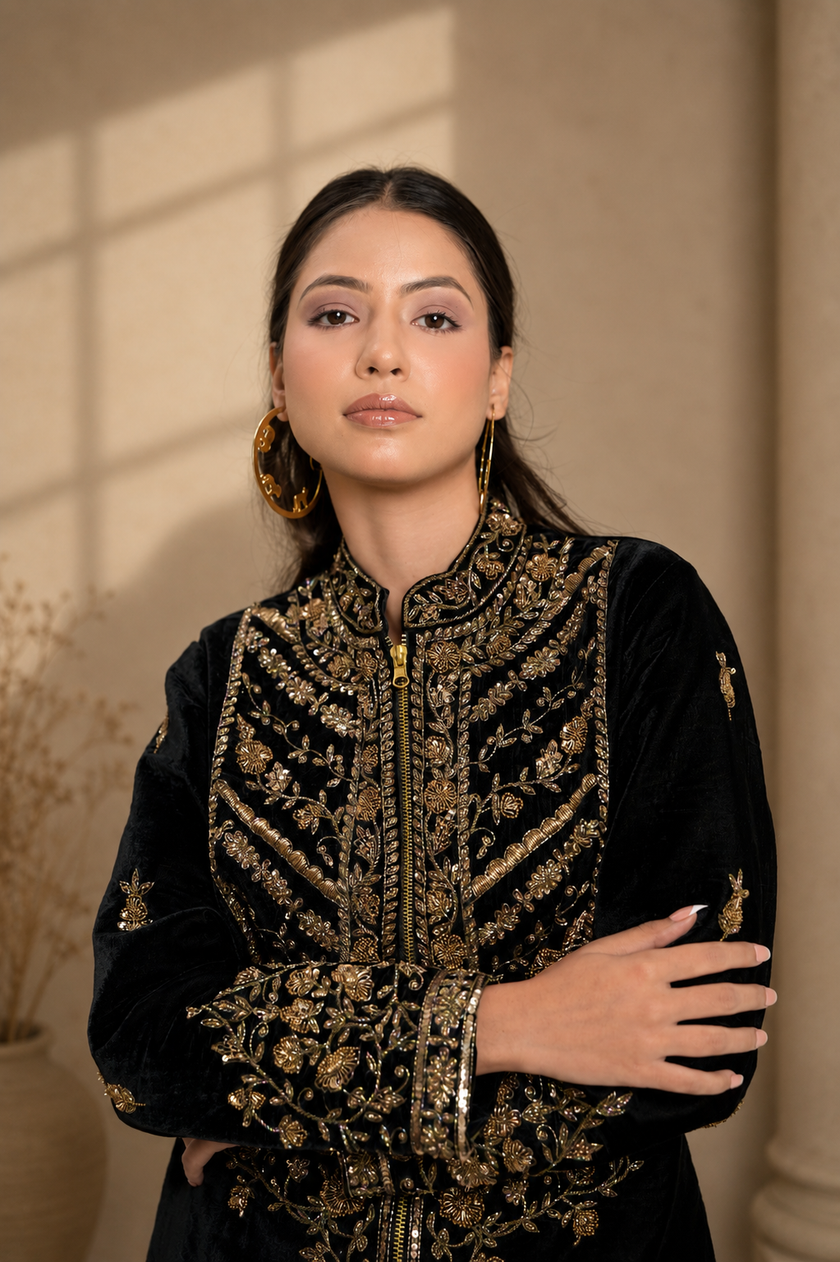 The Zareen Jacket Set