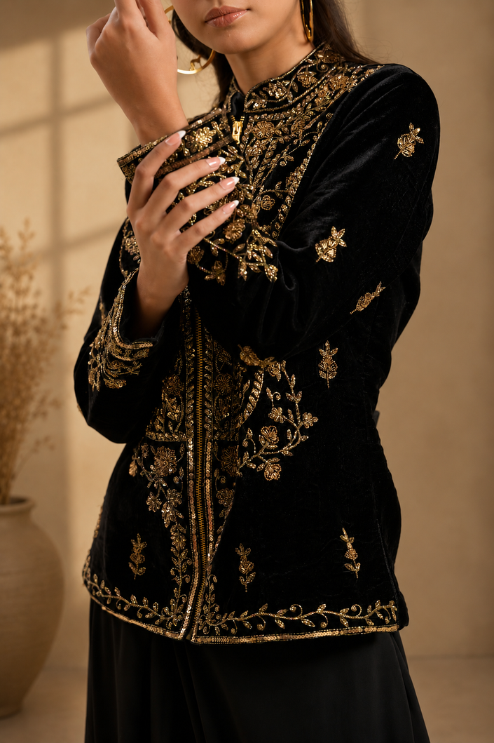 The Zareen Jacket Set