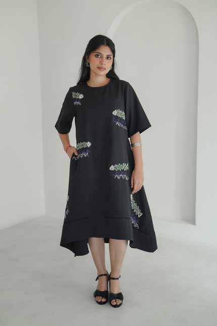 Go With The Flow Midi Dress