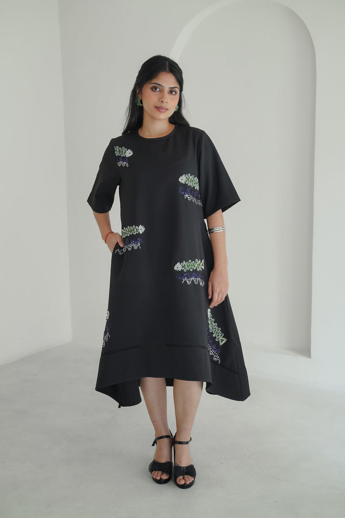 Go With The Flow Midi Dress