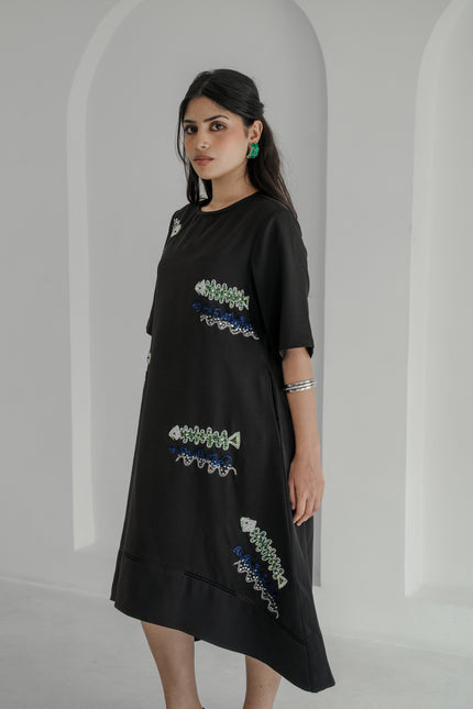 Go With The Flow Midi Dress