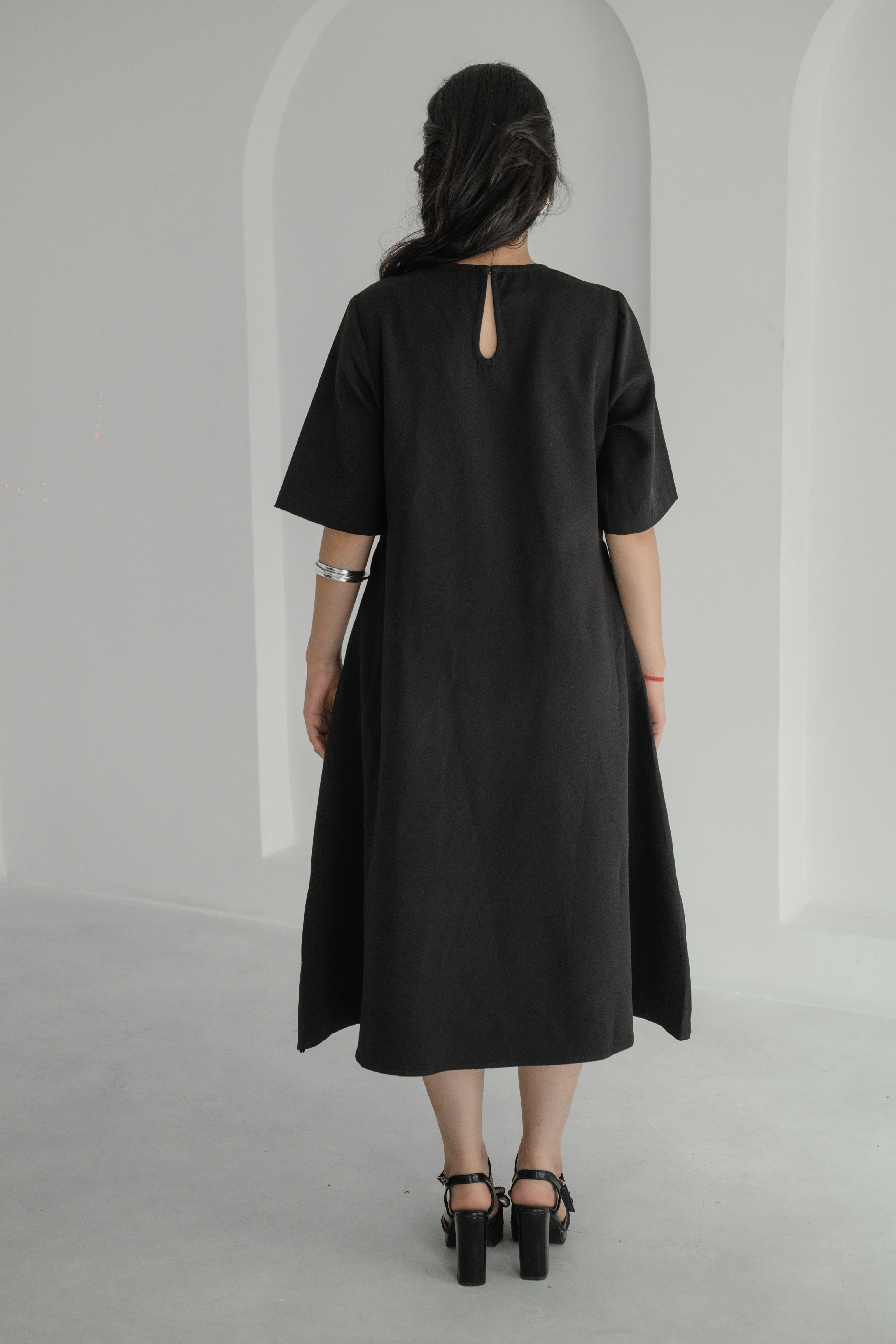 Go With The Flow Midi Dress