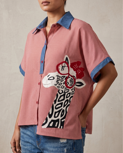 Block Party Giraffe Shirt