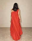 The Terracotta Crepe Dress