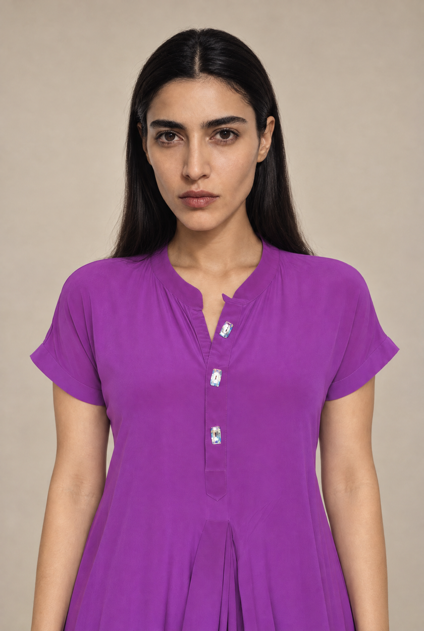 The Lilac Drape Dress