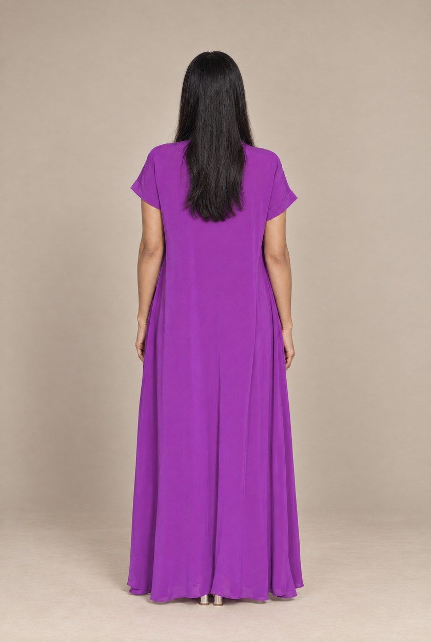 The Lilac Drape Dress