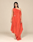 The Terracotta Crepe Dress