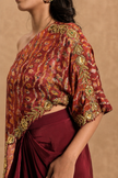 Rani Red Drape Set
