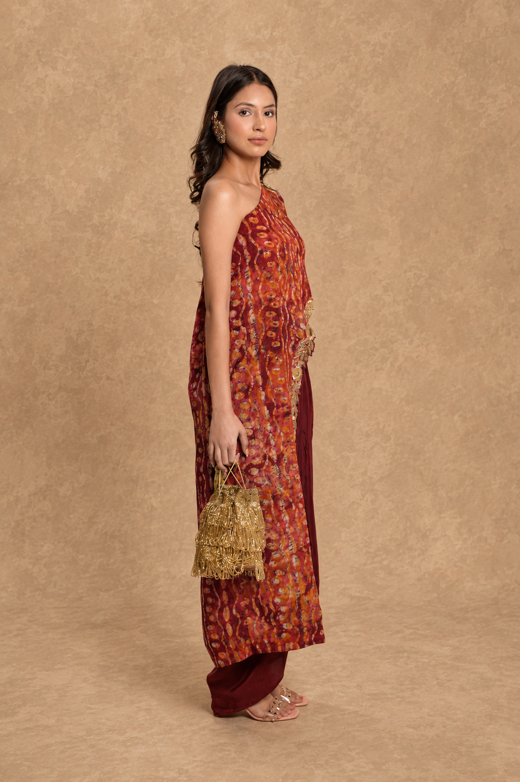 Rani Red Drape Set