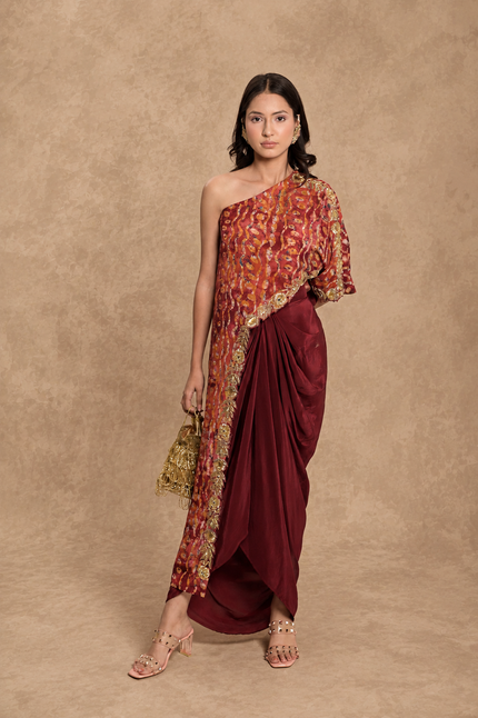 Rani Red Drape Set