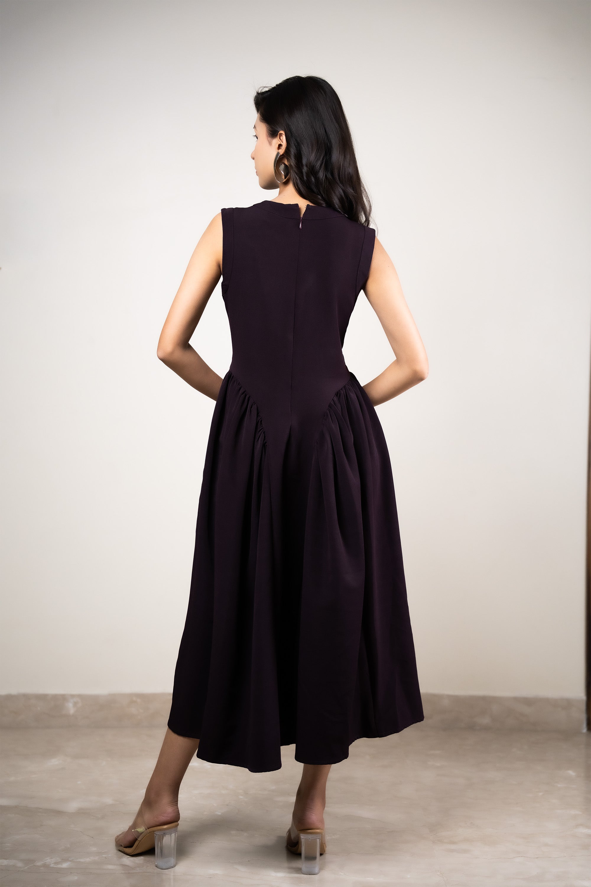 Deep Red Wine Dress
