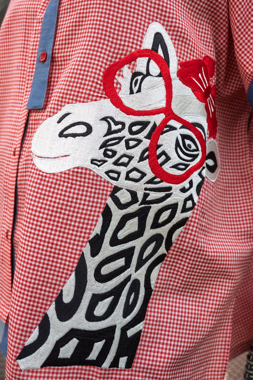 Block Party Giraffe Shirt