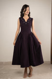 Deep Red Wine Dress