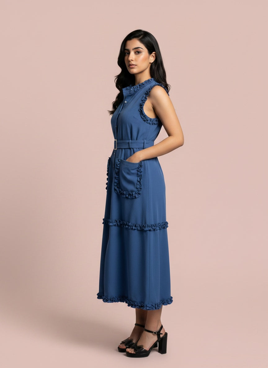 Ocean Tide Belt Dress