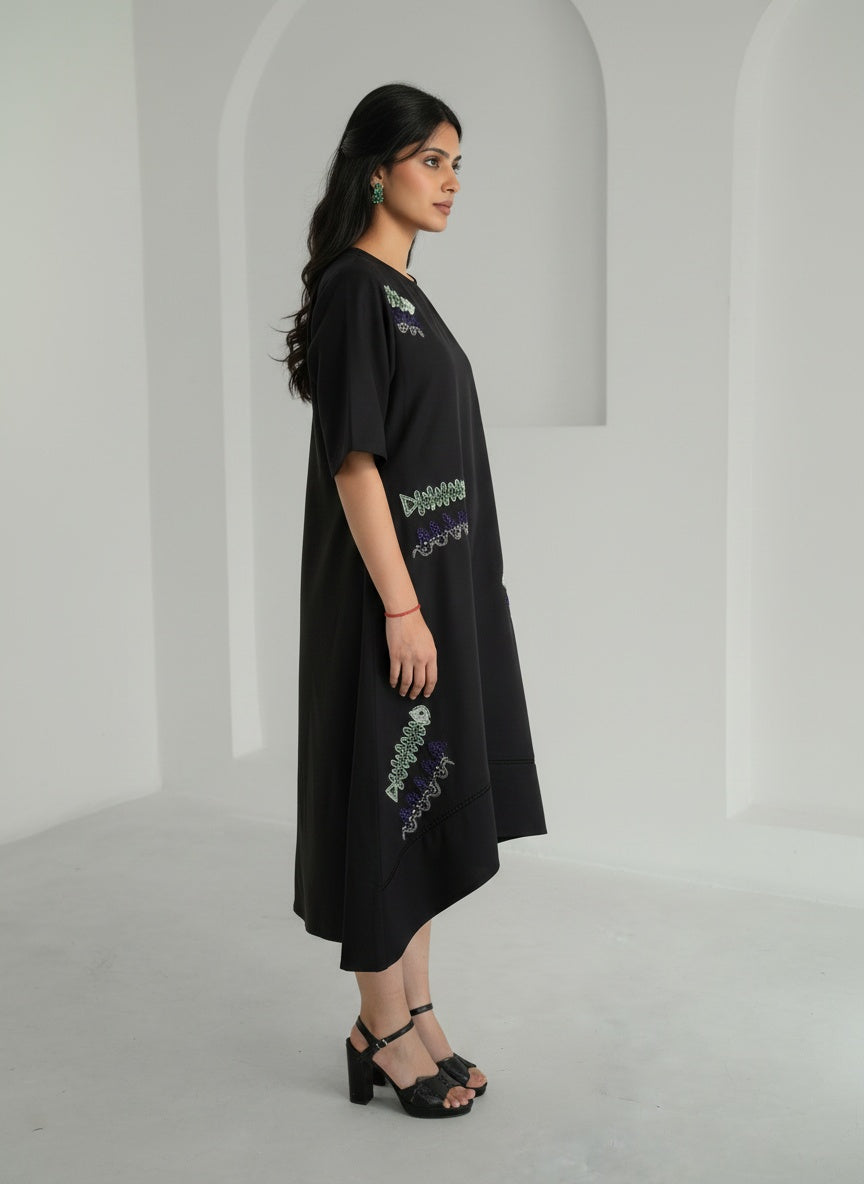 Go With The Flow Midi Dress