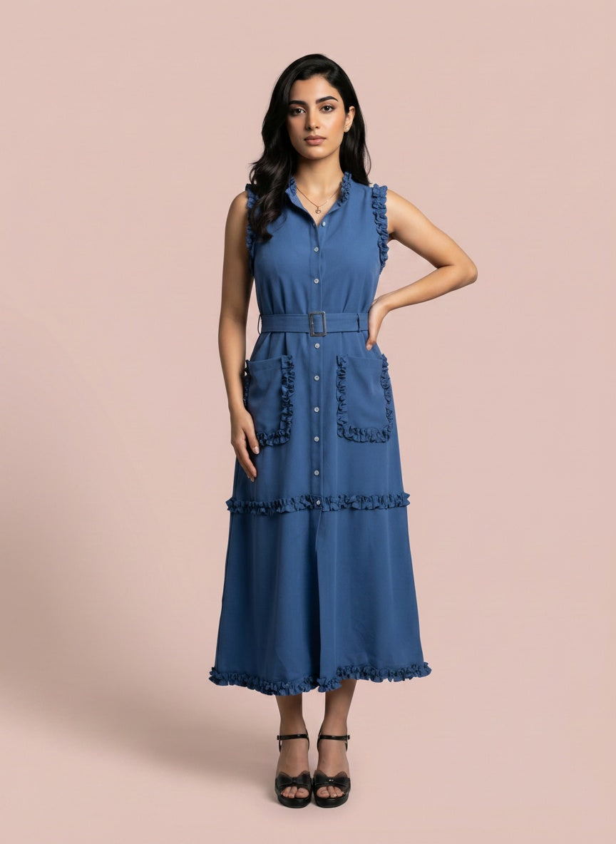 Ocean Tide Belt Dress